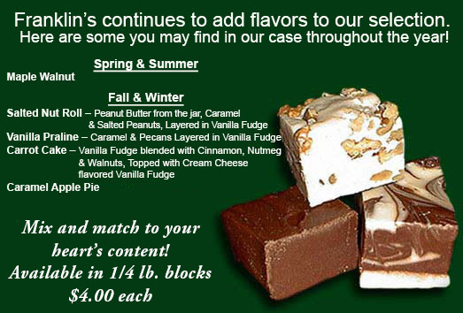 Fudge Flavor of the Month